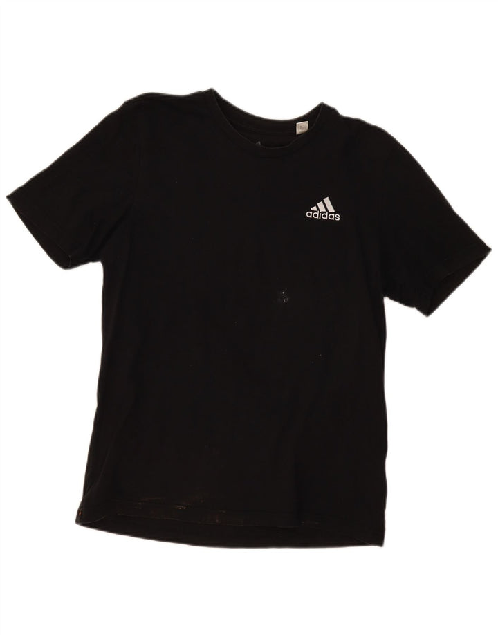 Tricou pentru bărbați Adidas Top mic, negru, bumbac