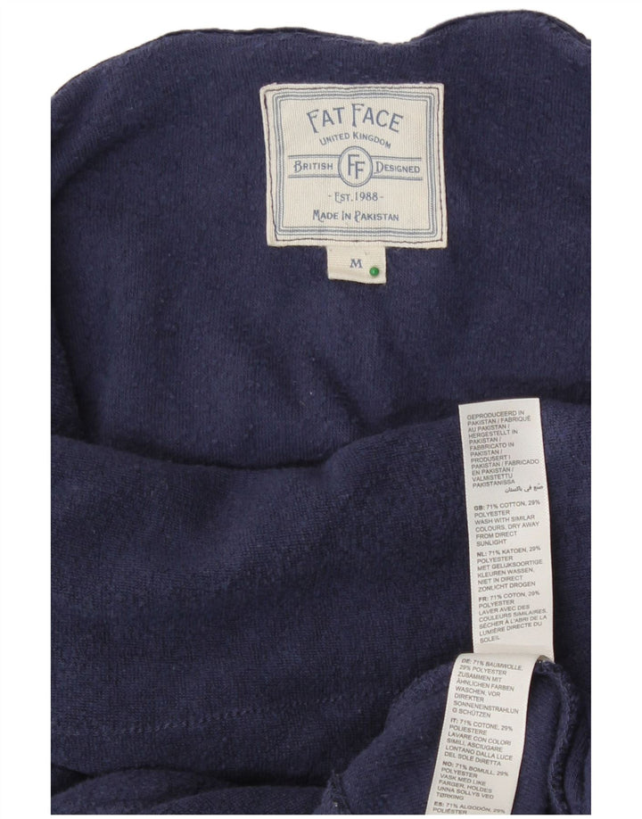 Pulover pentru femei Fat Face Relaxed Fit Pulover UK 14 Medium Bleumarin