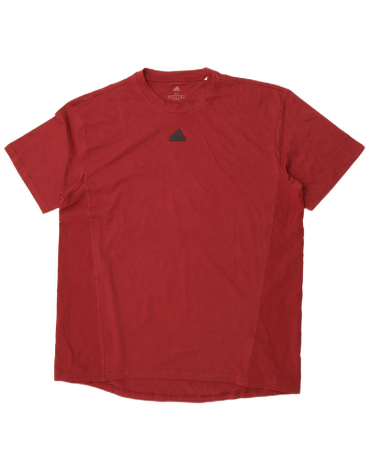 Tricou pentru bărbați Adidas Top XL Maroon Cotton