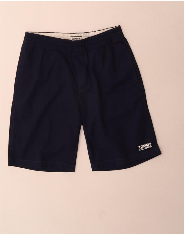 Pantaloni scurți chino Tommy Hilfiger pentru bărbați, mici W28, bumbac bleumarin