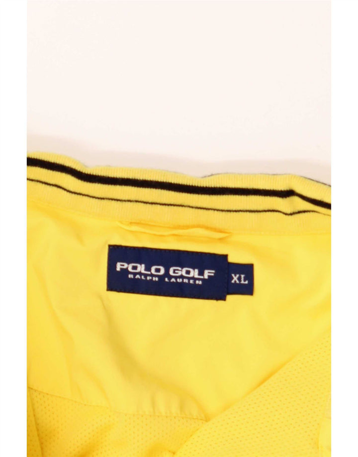 Cămașă cu mânecă scurtă Polo Ralph Lauren pentru bărbați, poliester galben XL