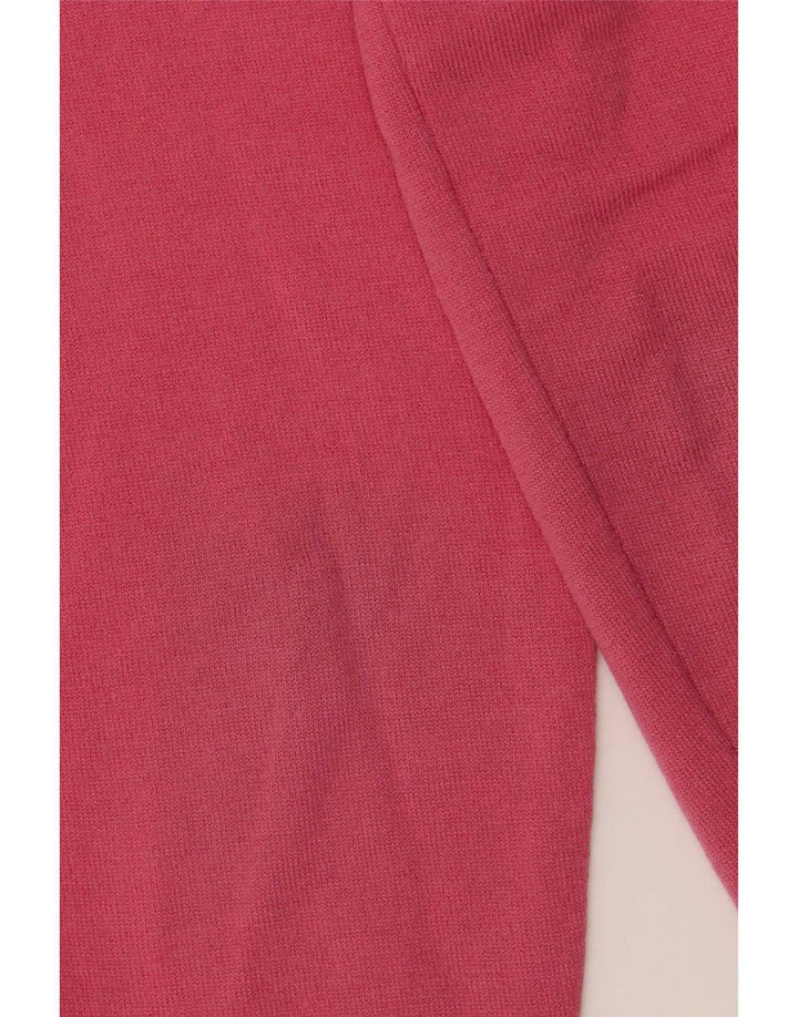 Pulover cu decolteu în V Fred Perry pentru femei UK 12 Roz mediu
