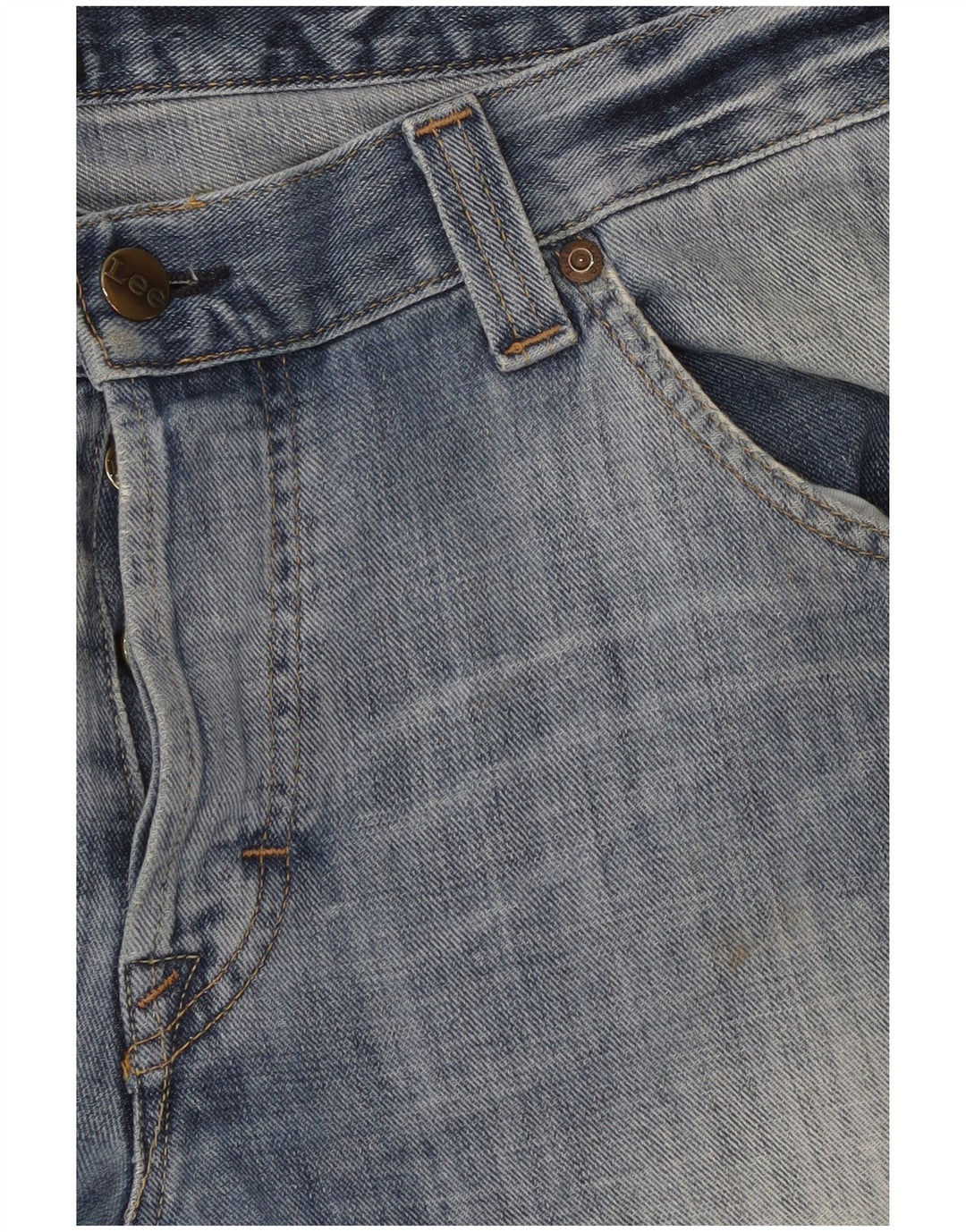 Blugi pentru bărbați Lee Flint Bootcut W34 L34 Bumbac albastru