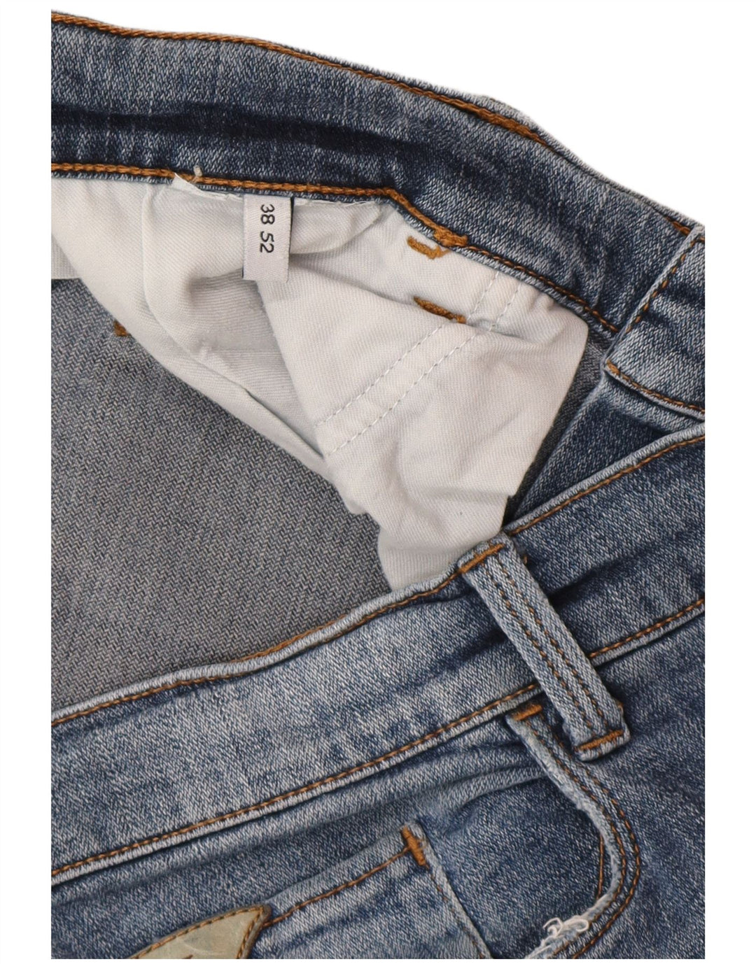 Blugi drepti pentru bărbați TRUSSARDI IT 52 XL W38 L32 Albastru