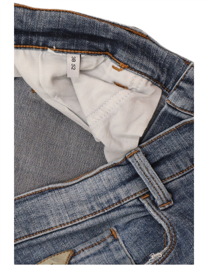 Blugi drepti pentru bărbați TRUSSARDI IT 52 XL W38 L32 Albastru