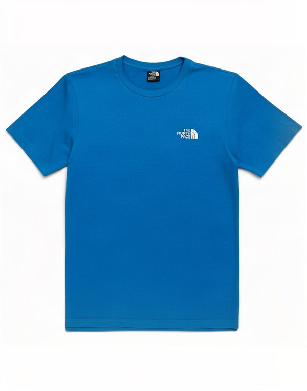 Tricou grafic pentru bărbați The North Face Top Small Blue Bumbac