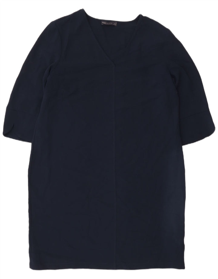 Rochie schimbătoare pentru femei Marks & Spencer cu mâneci 3/4 UK 16, mare, bleumarin