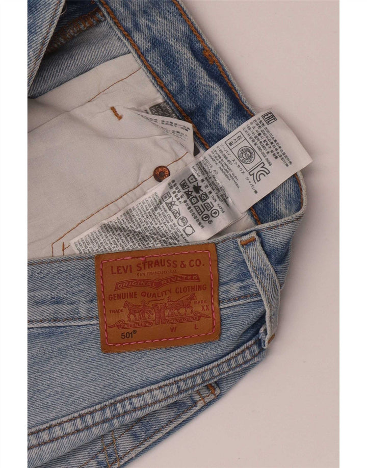 Pantaloni de damă Levi's 501 Denim Hot Pants W25 Small Blue Bumbac