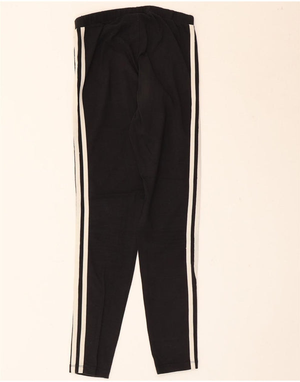 Leggings pentru femei Adidas UK 8 Small Black Bumbac
