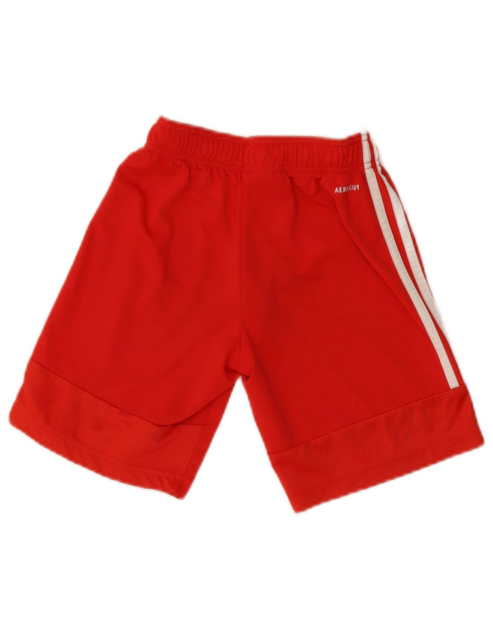 Pantaloni scurți sport Adidas Aeroready pentru băieți 9-10 ani poliester roșu