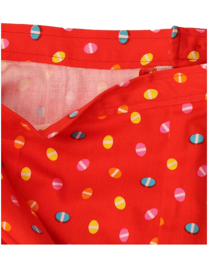 Fusta Maxi pentru femei VINTAGE W26 Small Red Spotted