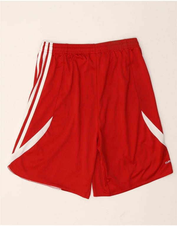 Adidas Womens Climacool Sport Shorts UK 6 XS Red Colourblock Polyester