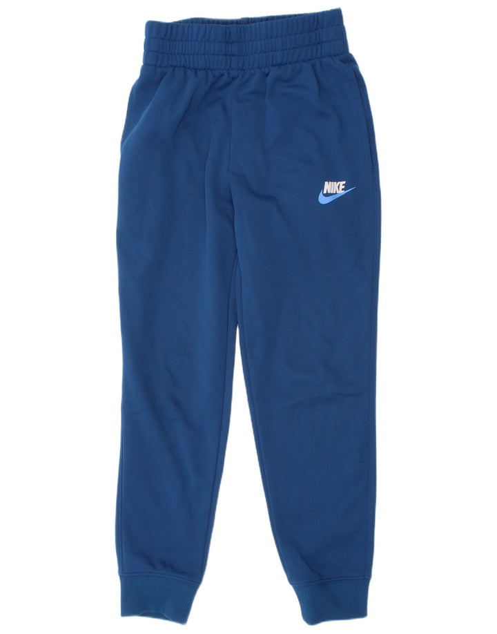 Nike Băieți Pantaloni Trening Pantaloni Joggeri 6-7 Ani XS Albastru Poliester