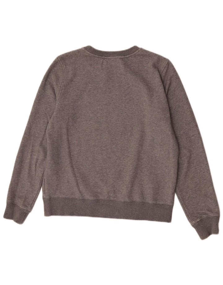 Calvin Klein Jeans Pulover cu grafic pentru femei UK 14 Gri mediu