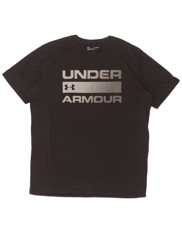 Tricou grafic pentru bărbați Under Armour Top XL Negru