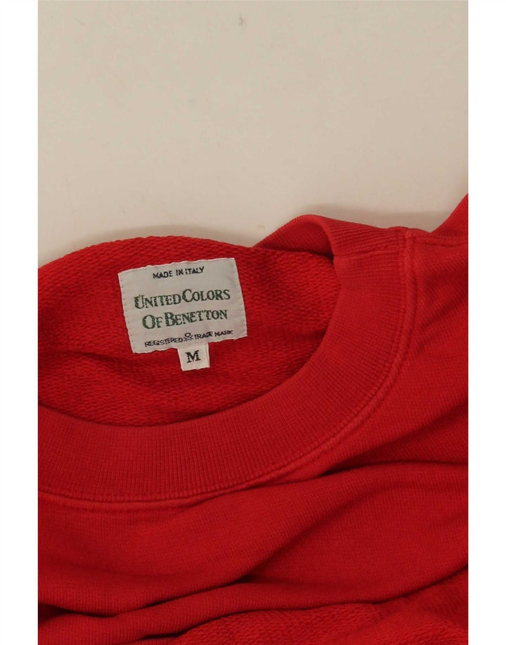 Pulover supradimensionat pentru femei Benetton UK 14 Medium Red