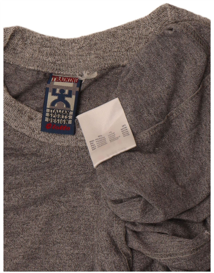 Tricou grafic LOTTO pentru bărbați Top XL Gri poliester cu pături
