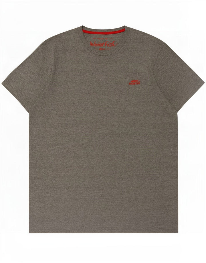 Tricou pentru bărbați Weird Fish Top mare bumbac gri