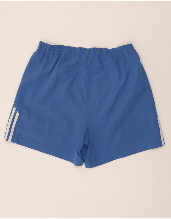 Pantaloni scurți sport pentru bărbați Adidas, poliester albastru mediu