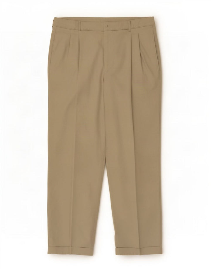 Farah Pantaloni Chino Pegged Bărbați L34 L28 Bej