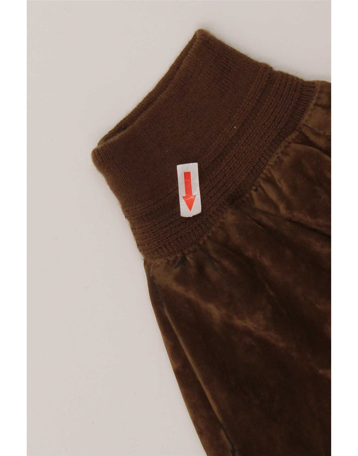 Jachetă Bomber Vintage Bărbați din Velour IT 52 XL Maro Mătase