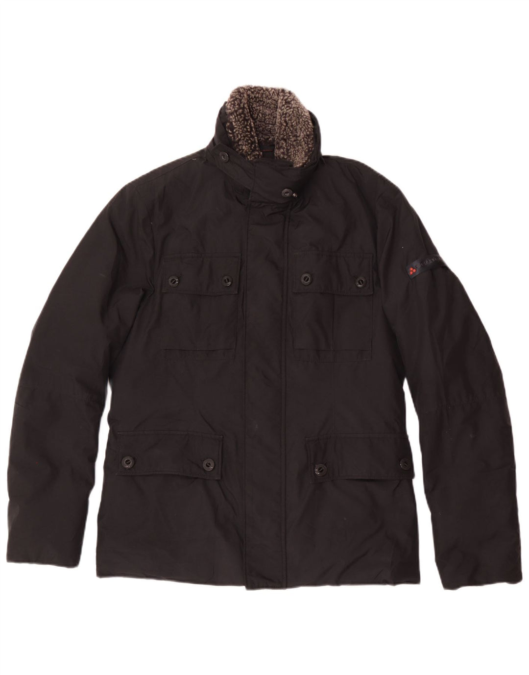 Jachetă căptușită pentru bărbați PEUTEREY UK 44 2XL Poliester negru