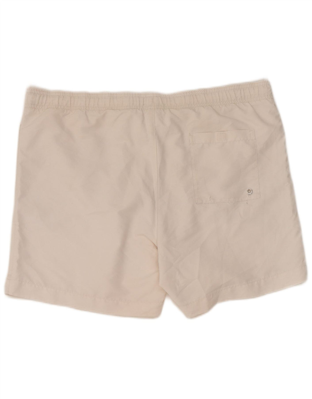Pantaloni scurți de înot grafic Calvin Klein pentru bărbați, poliester alb mediu