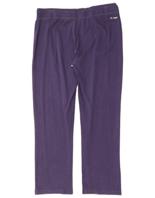 Pantaloni de trening ELLESSE pentru femei UK 20 2XL Bumbac bleumarin