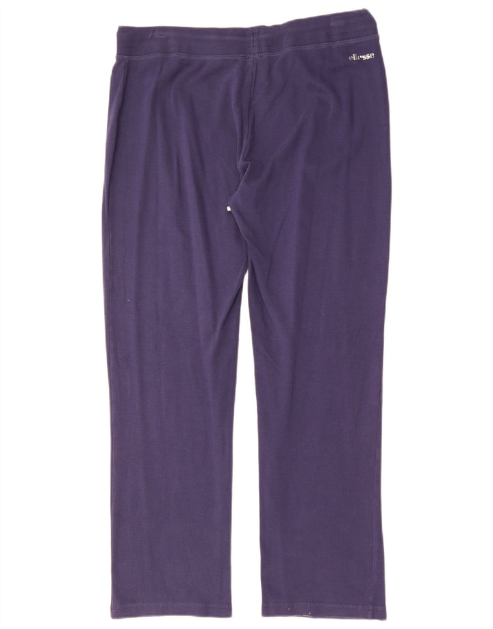 Pantaloni de trening ELLESSE pentru femei UK 20 2XL Bumbac bleumarin