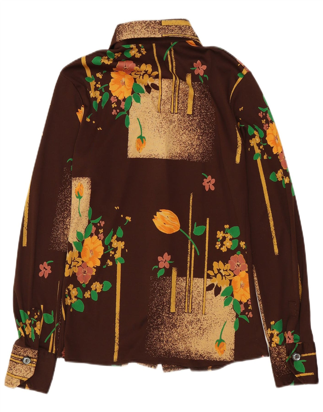 Bluză cămașă Vintage pentru femei IT 46 Mare Maro Floral