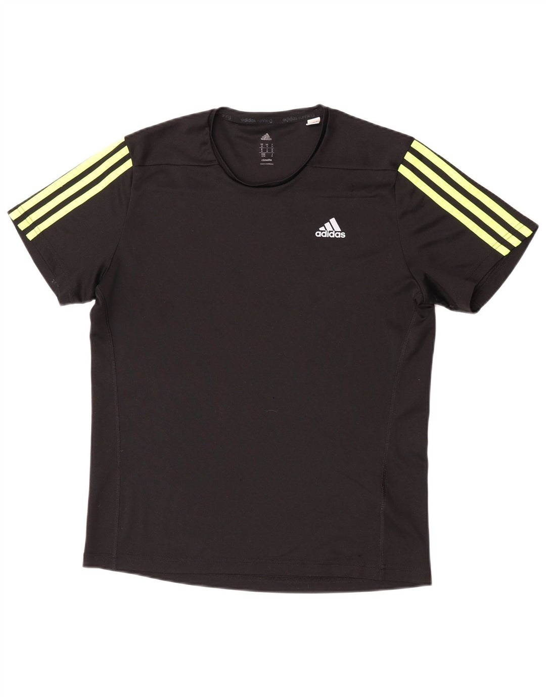 Tricou Adidas Climalite pentru bărbați Top Mediu Negru Poliester