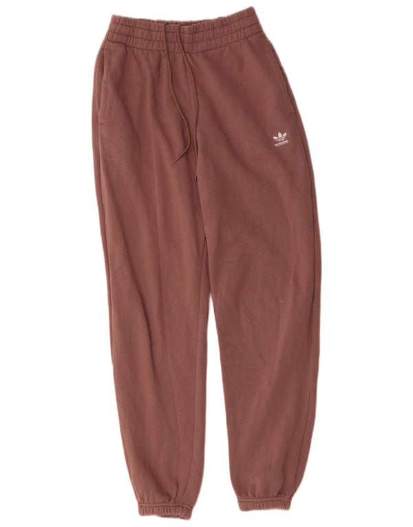 Adidas Womens Tracksuit Trousers Joggers UK 16 Large Pink Cotton
