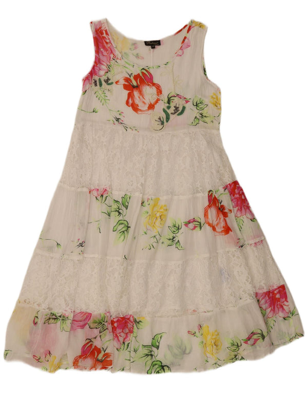 Rochie pentru femei Positano by Jean Paul UK 10 Mic, alb, floral