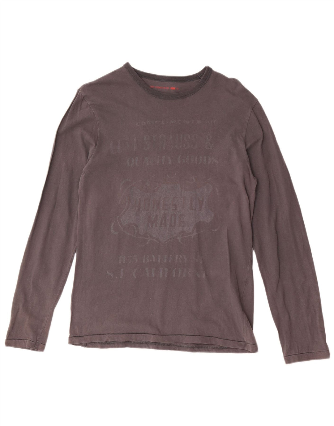 Bluză cu mânecă lungă pentru bărbați Levi's, gri mic, bumbac