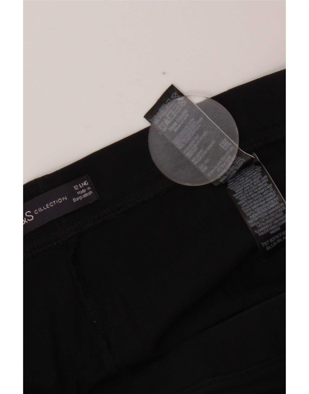 Leggings pentru femei Marks & Spencer UK 12 bumbac mediu negru