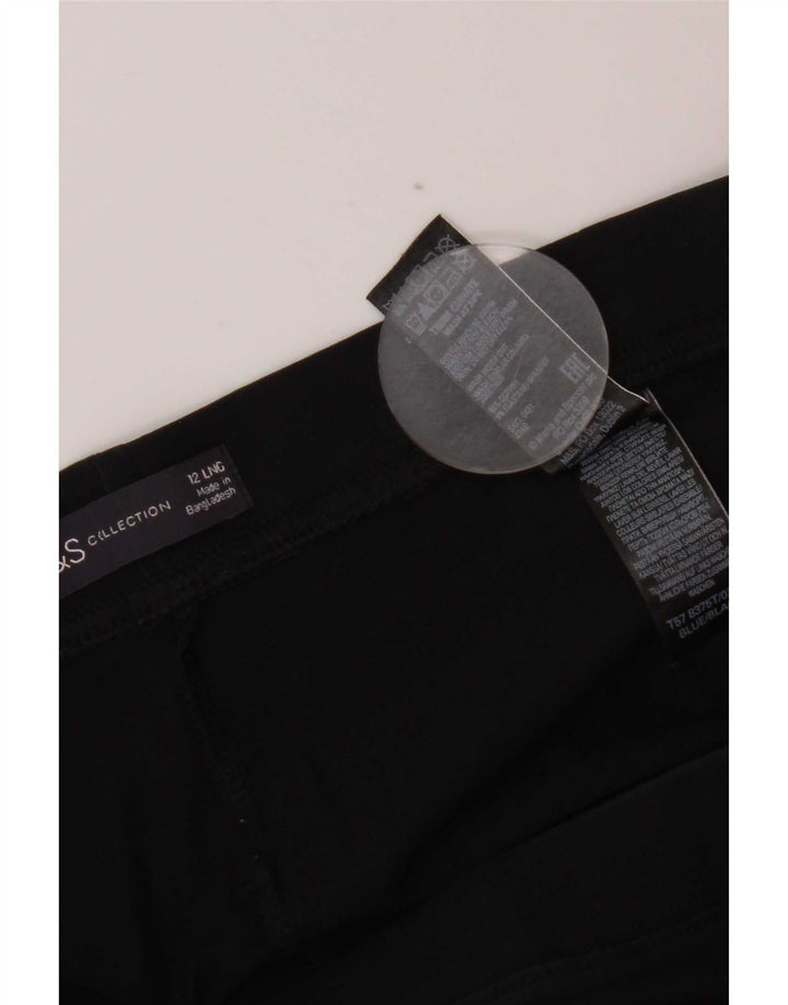 Leggings pentru femei Marks & Spencer UK 12 bumbac mediu negru