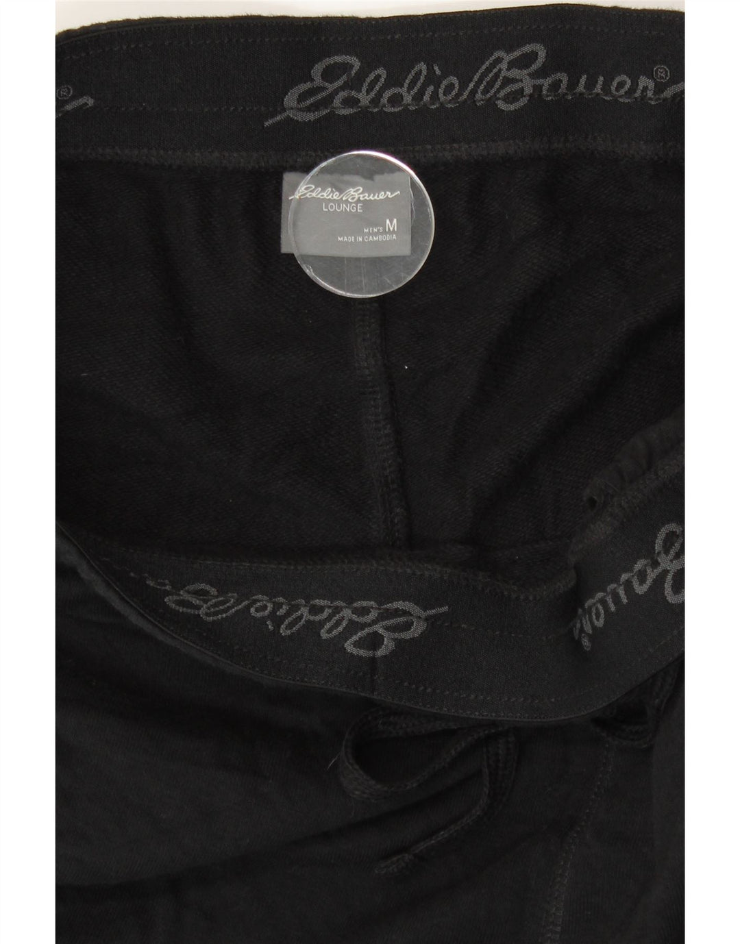 Pantaloni scurți sport pentru bărbați Eddie Bauer, bumbac mediu negru