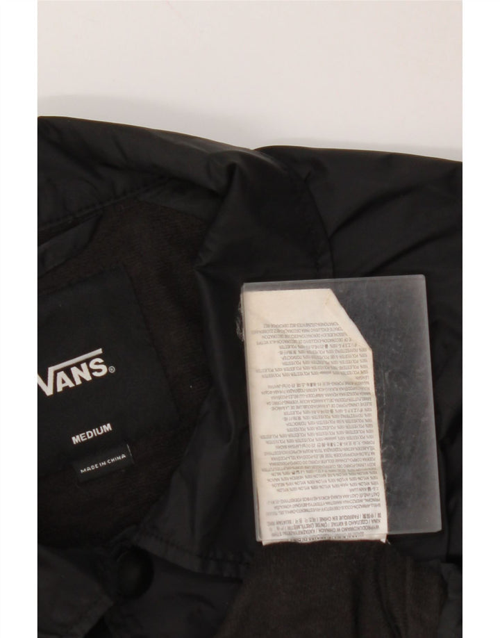 VANS Jachetă de ploaie pentru bărbați UK 38 Medium Black Nylon