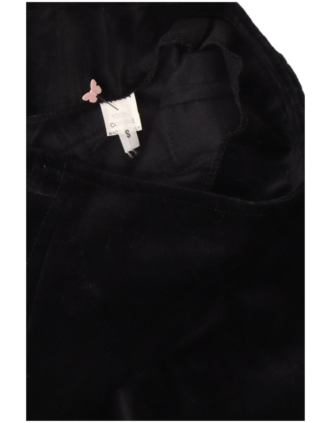 Fusta creion pentru femei VINTAGE Mic W24 bumbac negru