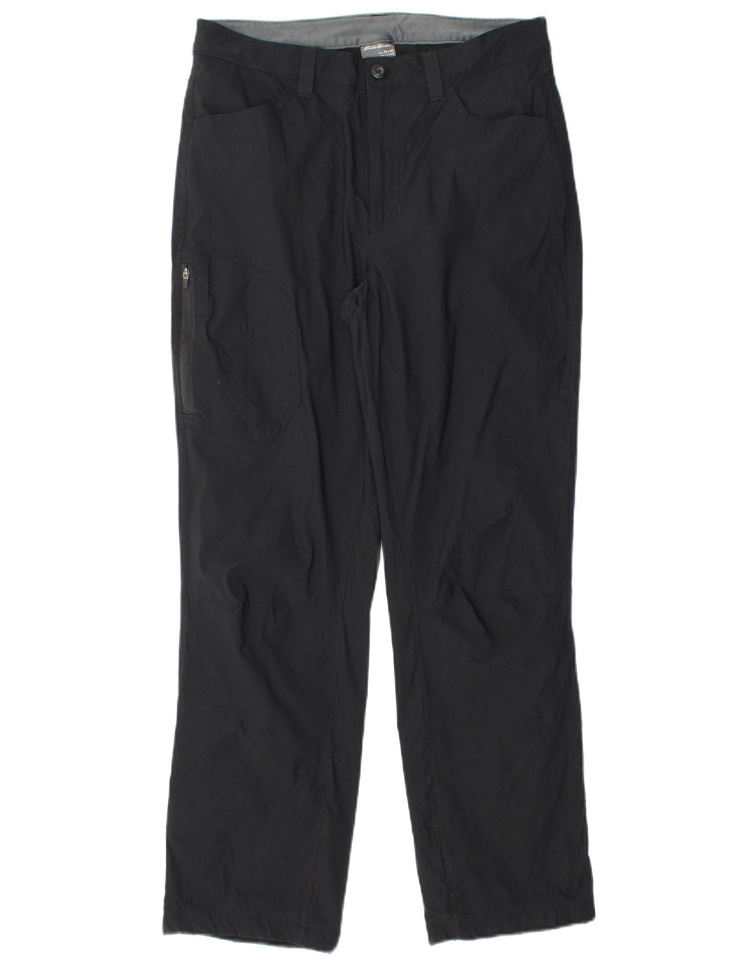Pantaloni cargo drepti pentru bărbați EDDIE BAUER W32 L30 Nylon negru