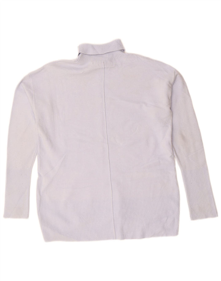FRENCH CONNECTION Pulover cu gât rulat pentru femei UK 10 Mic violet