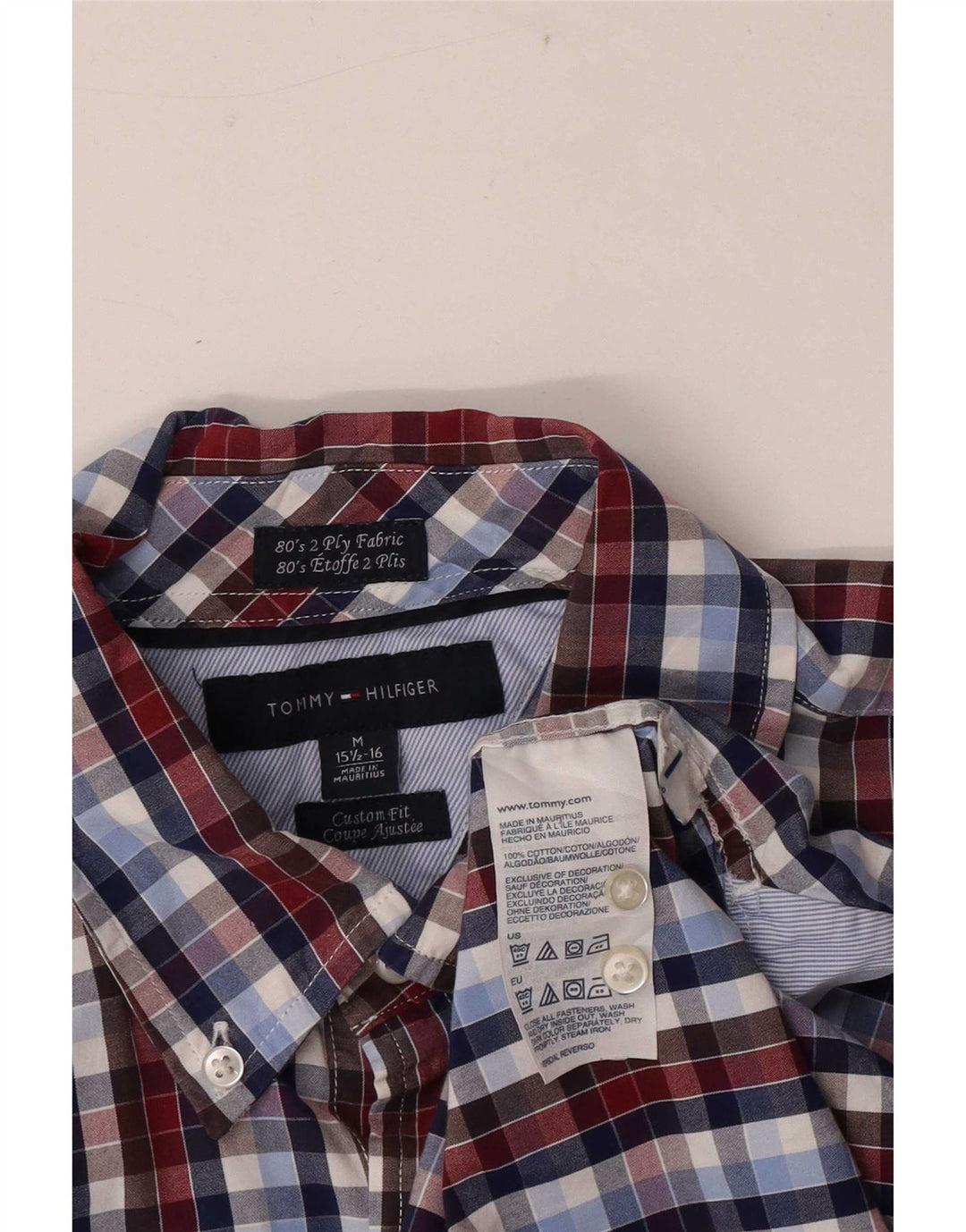 Cămașă pentru bărbați Tommy Hilfiger Mărimea 15 1/2 16 Mediu, multicoloră