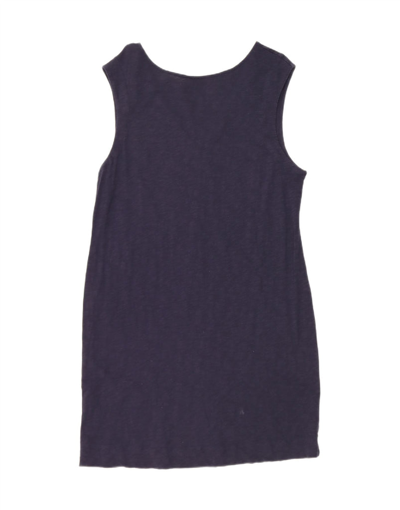 BODEN Womens Sleeveless Sheath Dress UK 18 XL Navy Blue Cotton Vintage Boden and Second-Hand Boden from Messina Hembry 