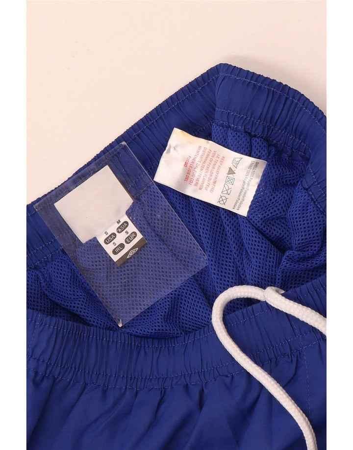 Pantaloni scurti sport Umbro pentru bărbați, poliester mici, albastru