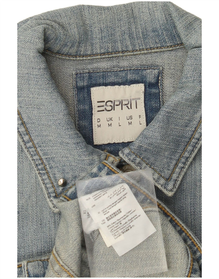 Gilet ESPRIT pentru femei Chicago Bulls Graphic Denim UK 12, bumbac albastru mediu