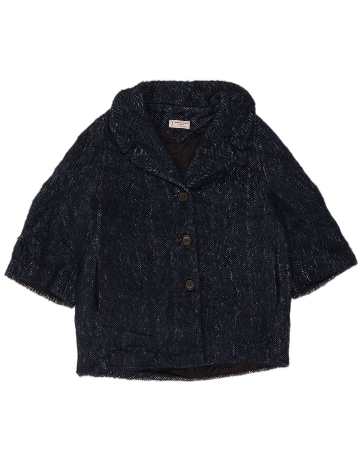 Alberto Biani Jachetă Blazer Femei cu mâneci 3/4 IT 42 Medium Bleumarin