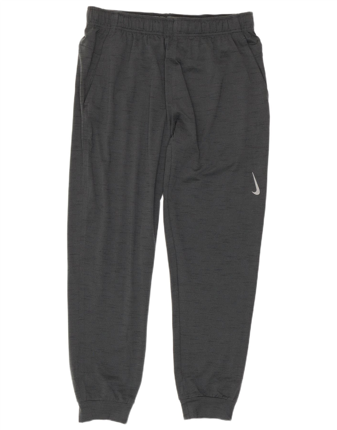 Pantaloni de trening Nike Dri Fit pentru bărbați Pantaloni de jogging, mari, gri, poliester cu pături