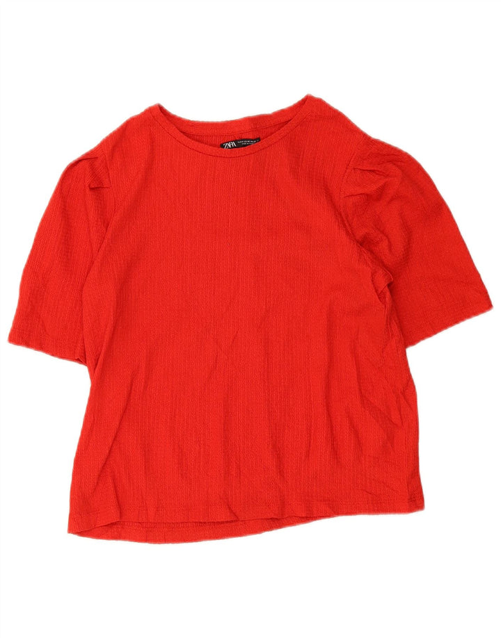 Bluză pentru femei Zara UK 12 Medium Red
