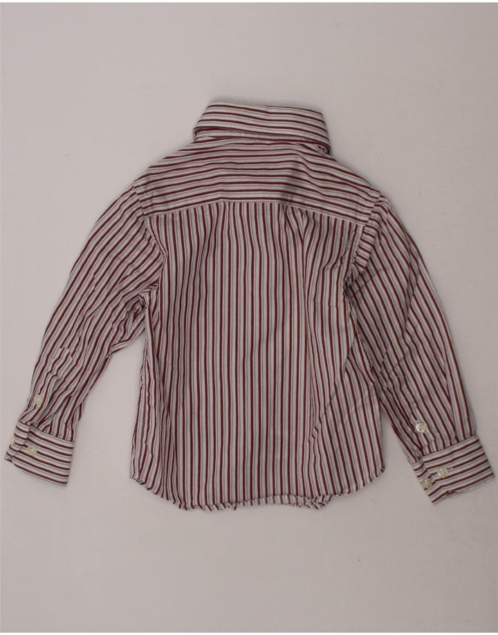HARMONT & BLAINE Boys Shirt 2-3 Years Red Striped Cotton Vintage Harmont & Blaine and Second-Hand Harmont & Blaine from Messina Hembry 