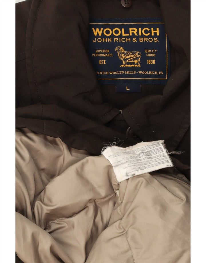 Jachetă căptușită pentru femei Woolrich UK 14, mare, maro, poliester